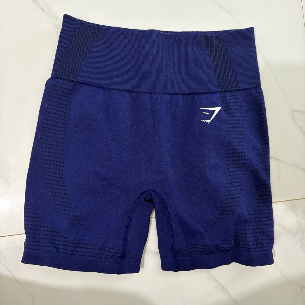 Like new Gymshark Navy Women's Athletic Shorts